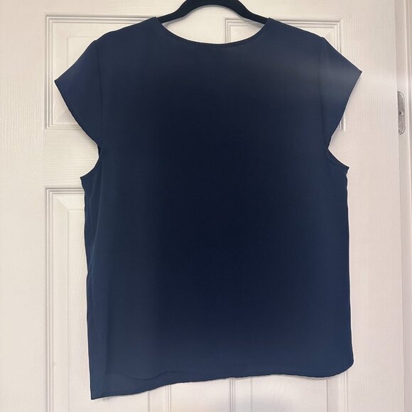 Alex Marie Women’s Navy Blouse Size L - Picture 3 of 4